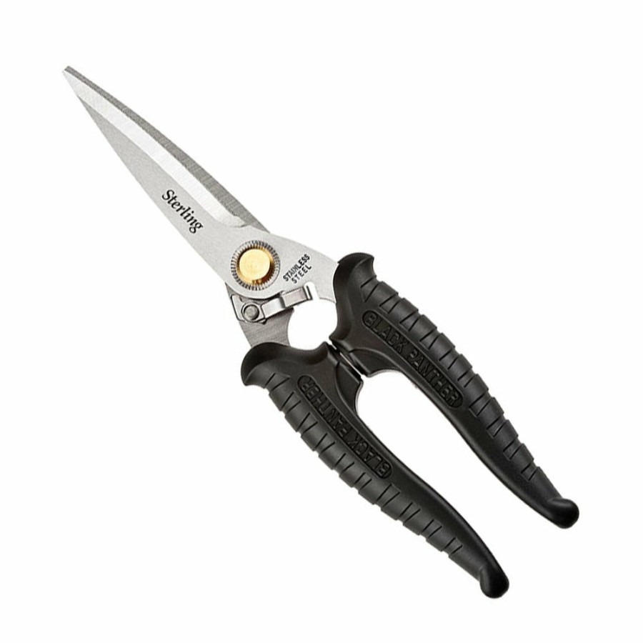 Cutting & Abrasives Sterling | Sterling Black Panther 8" 200Mm High Tensile Snips Stainless Steel Black