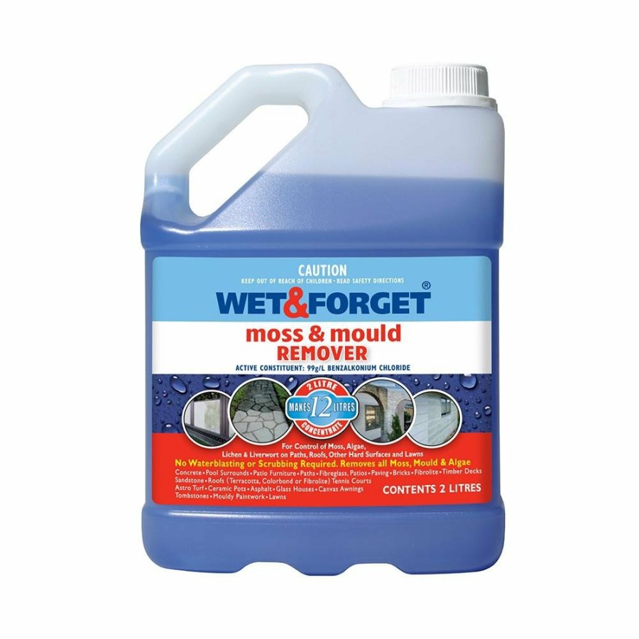 Cleaning Wet u0026 Forget | Wet And Forget Moss Mould Grime Remover Surface Cleaning 2L