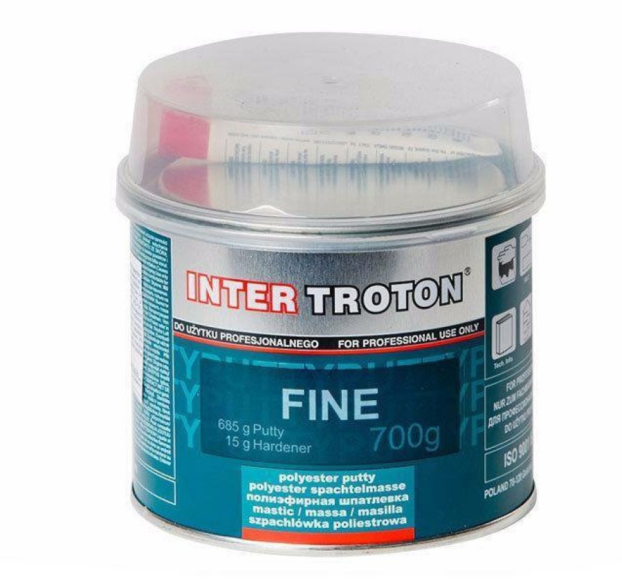 Prep & Repair Troton Fine Fillers | Troton Premium Fine Body Filler Includes Hardener 700G Auto Car Dent Bog Panel Putty