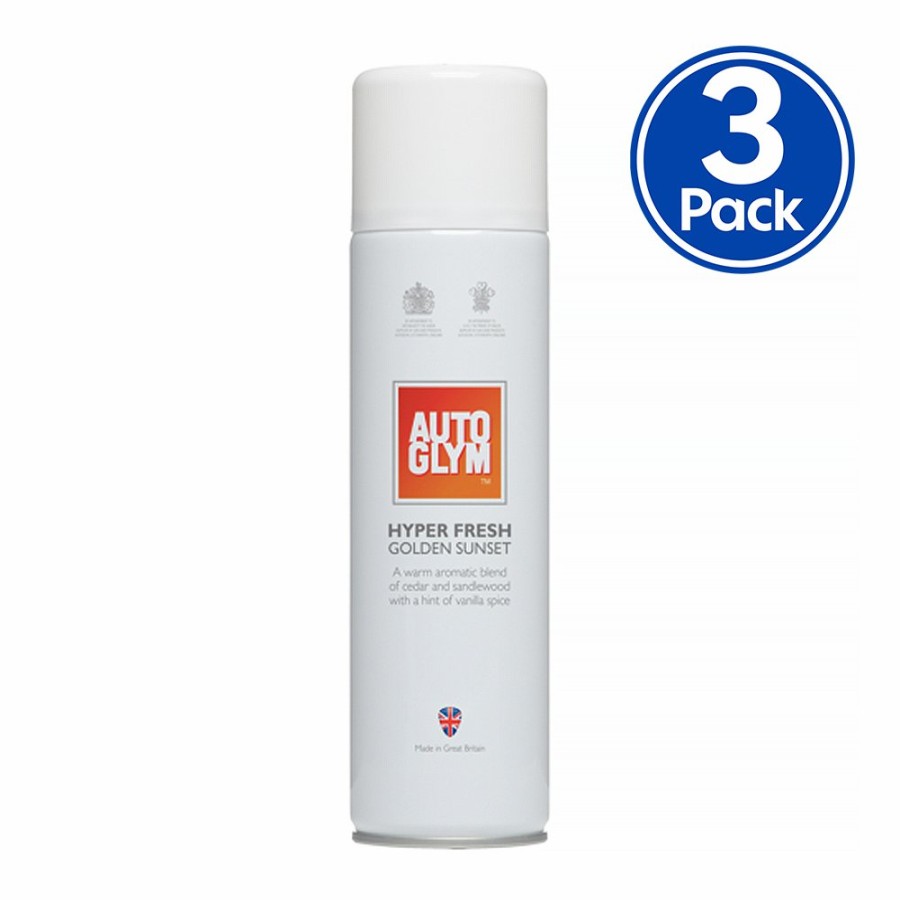 Car Care Autoglym Air Fresheners | Autoglym Hyper Fresh Golden Sunset Auto Car Fragrance 450Ml X 3 Pack Spray Aerosol