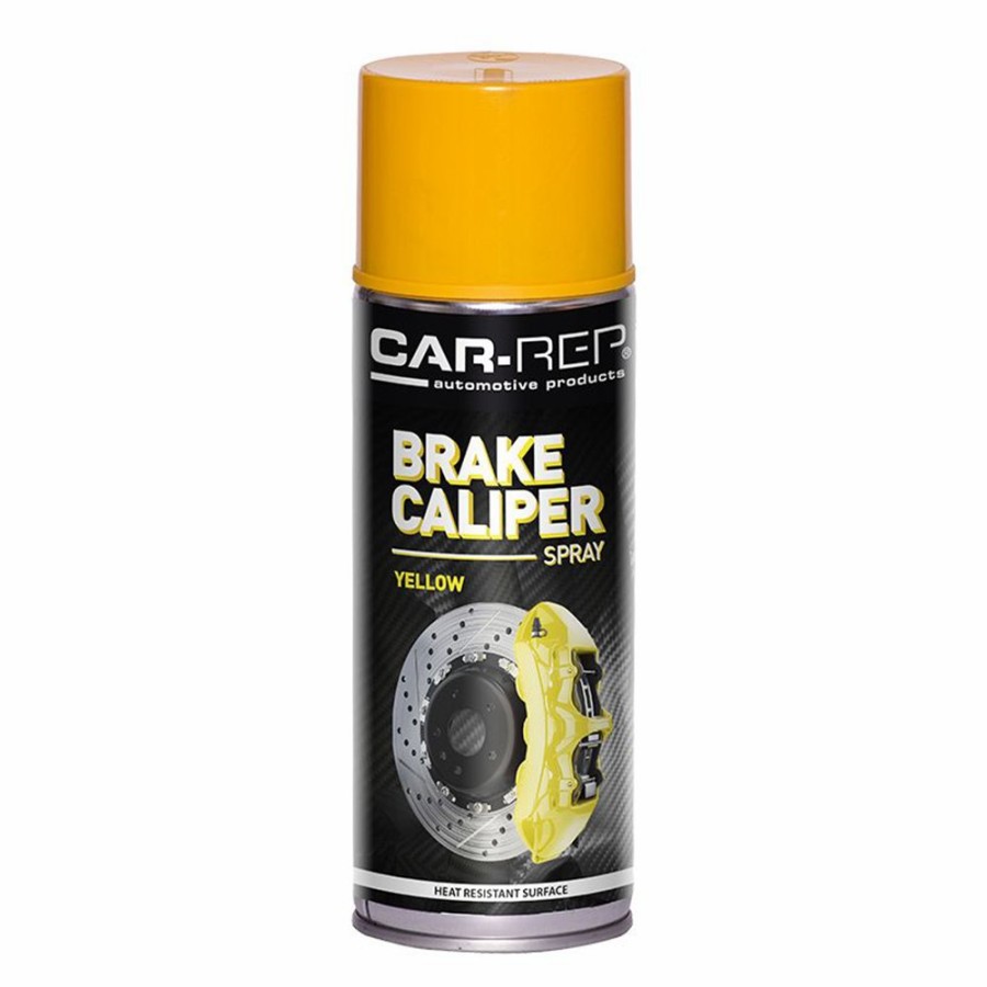 Paint Car-Rep High Temp & Brakes | Car-Rep Automotive Heat Resistant Brake Caliper Spray Paint 400Ml Yellow Aerosol