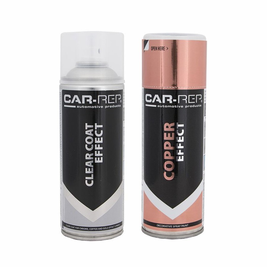 Paint Car-Rep Specialty | Car-Rep Effect Acrylic Indoor Paint 400Ml Copper + Clear Bundle