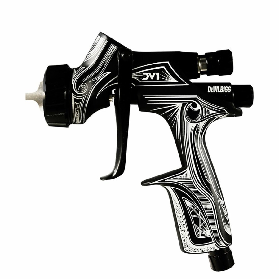 Spray Guns DeVilbiss Gravity-Fed | Devilbiss Dv1 Limited Edition Durbz 1.2Mm & 1.3Mm B+ Gravity Spray Gun