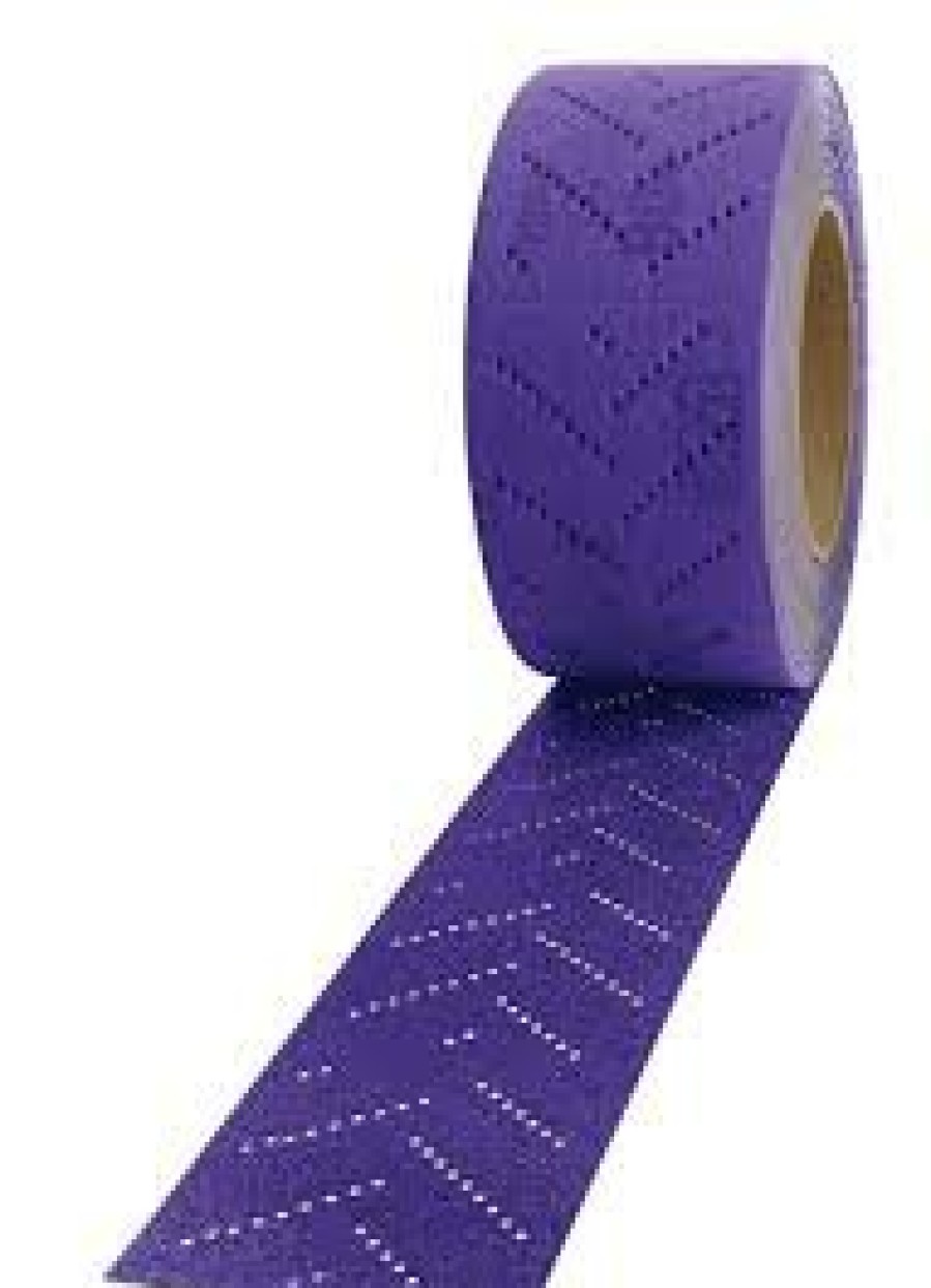 Cutting & Abrasives 3M Rolls | 3M 34450 Cubitron Ii Hookit Purple Clean Sanding Sheet Roll 400+ Grit 70Mm X 12M