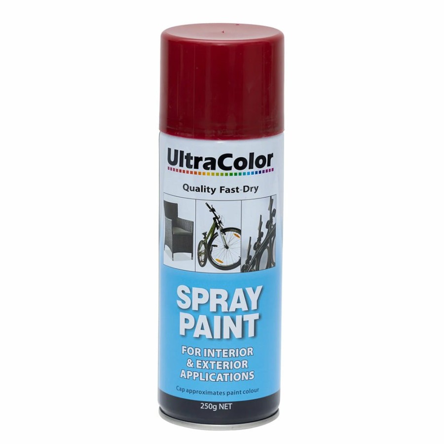 Paint UltraColor Topcoats | Ultracolor Spray Paint Fast Drying Interior Exterior 250G Claret Cans