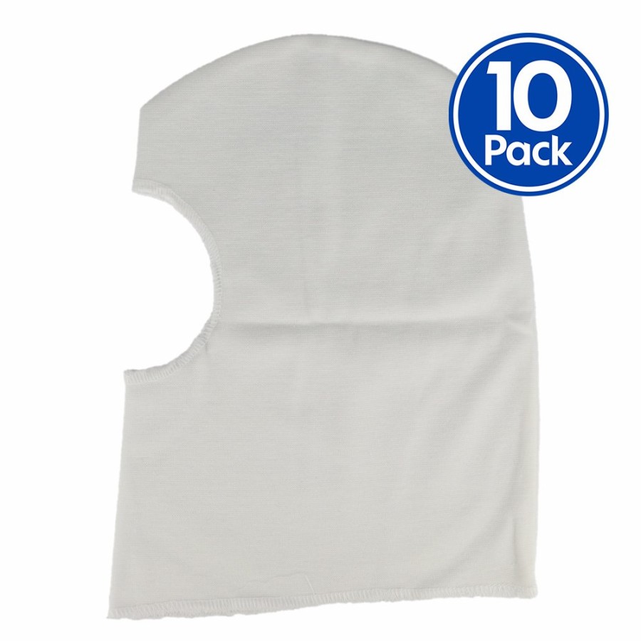 Safety Wholesale Paint Group Spray Hoods | Painters Spray Sock Hood X 10 Pack - Non Linting One Size Fits All Universal