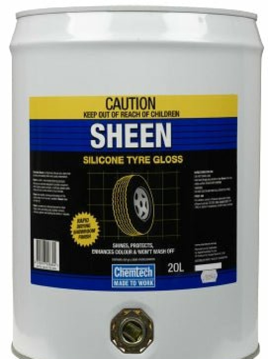 Car Care Chemtech Wheels & Tyres | Chemtec Sheen Silicone Tyre Shine Lubricant 20Lt