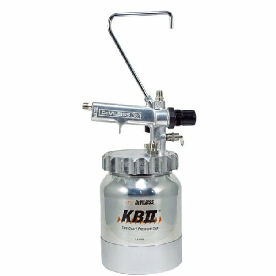 Spray Guns DeVilbiss Pressure Pot | Devilbiss Kb555 Kbii 2.3 Litre Pressure Pot Feed Cup Professional 2L