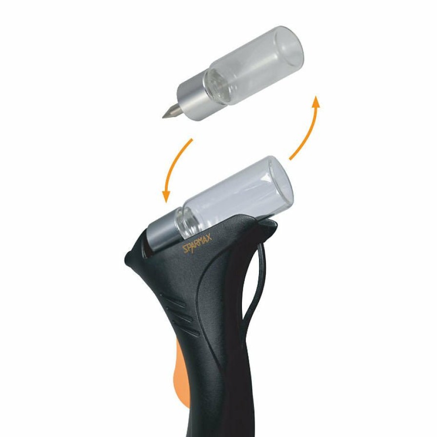 Spray Guns Sparmax Airbrushes | Sparmax Flyer Sr Airbrush 0.4Mm Gravity Single Action Ultralight Air Brush