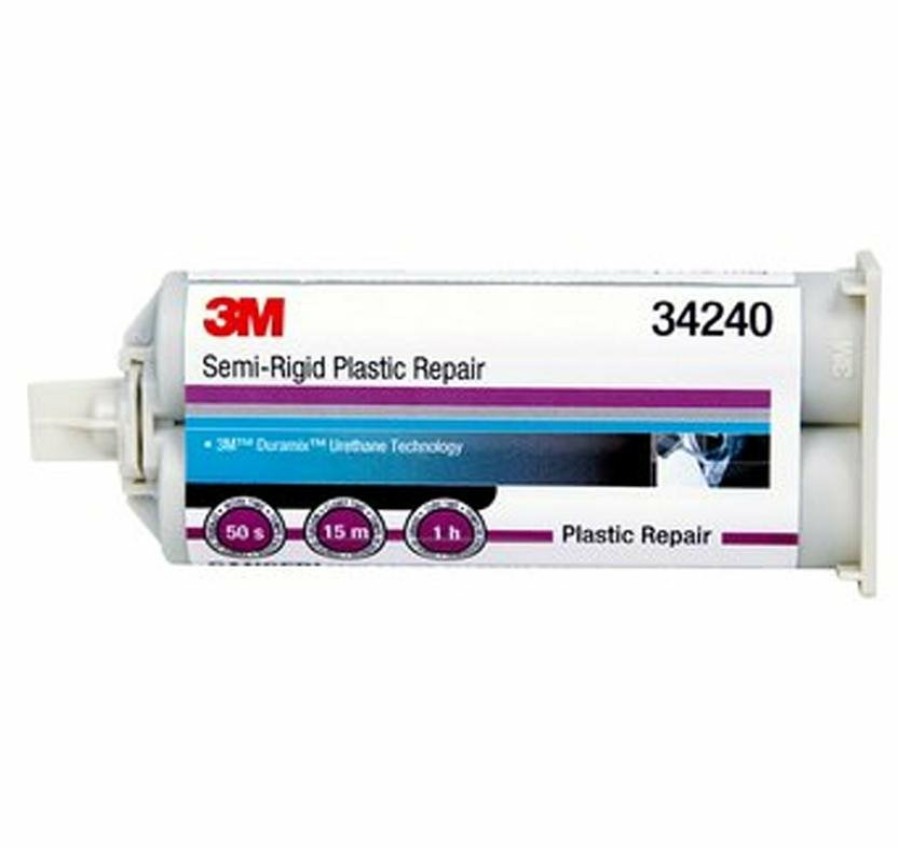 Adhesives & Sealants 3M 2K Adhesives | 3M Semi-Rigid Plastic Repair 47.3Ml 34240 Plastic Metal Fibreglass Panel Bond