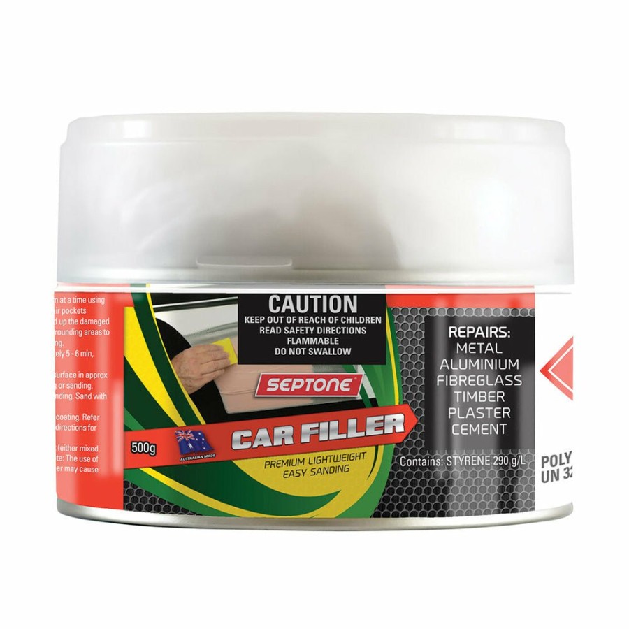 Prep & Repair Septone Lightweight Fillers | Septone Automotive Lightweight Polyester Car Body Filler 500G With Hardener