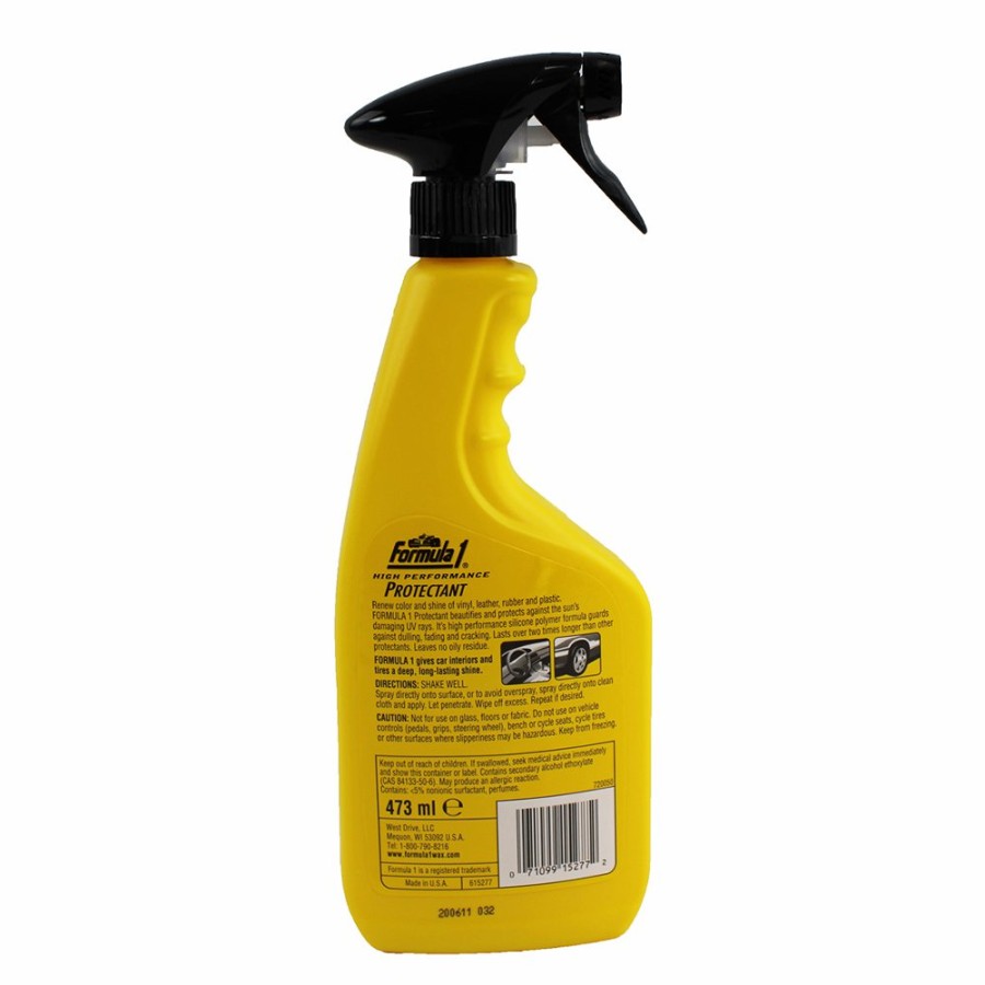 Car Care Formula 1 Interior Cleaners | Formula 1 Interior Exterior Protectant 473Ml Cleans Shines Protects