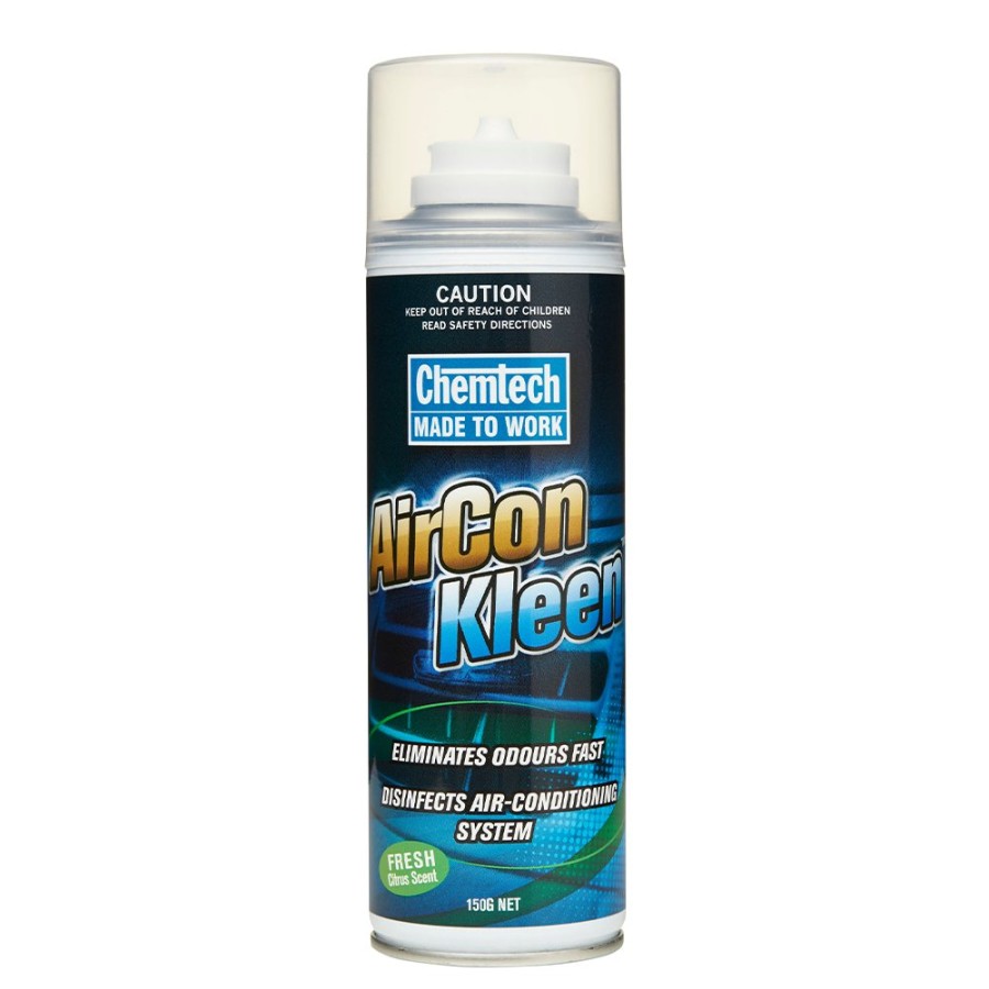 Car Care Chemtech Air Con Cleaner | Chemtech Aircon Kleen Air Conditioner Cleaner Citrus Scent Aerosol 150G