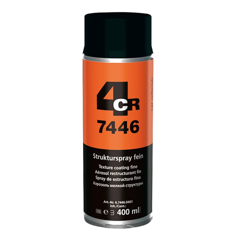 Paint 4CR Bumper & Trim | 4Cr 7446 Primerless Flexible Coarse Texture Coating 400Ml Aerosol Transparent