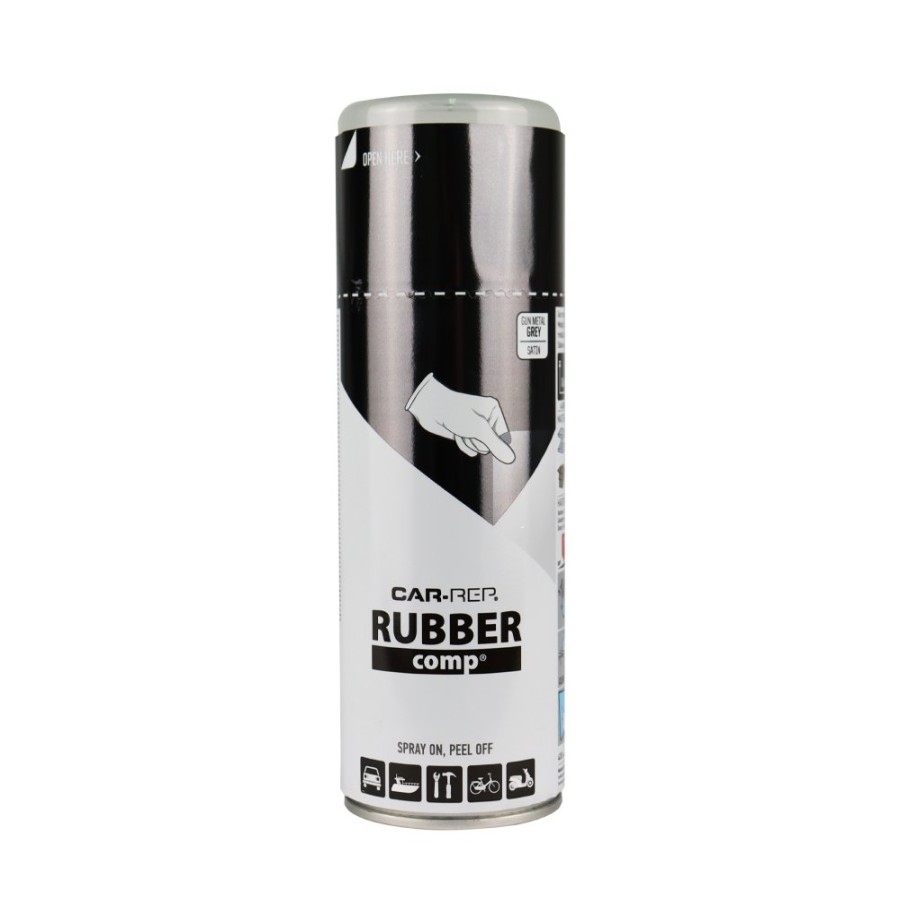 Paint Car-Rep Specialty | Car-Rep Rubber Comp Removable Plasti Dip Paint 400Ml Satin Gun Metal Grey