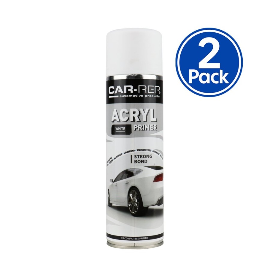 Paint Car-Rep Primers | Car-Rep Acrylic Automotive Primer 500Ml White X 2 Pack