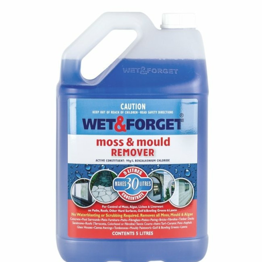 Cleaning Wet u0026 Forget | Wet And Forget Moss Mould Grime Remover Surface Cleaning 5L