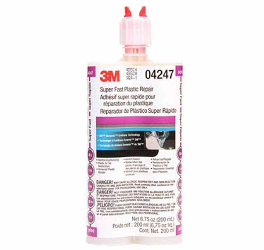 Adhesives & Sealants 3M 2K Adhesives | 3M Super Fast Plastic Repair 200Ml 04247 No Crack Bonds To Any Substrate