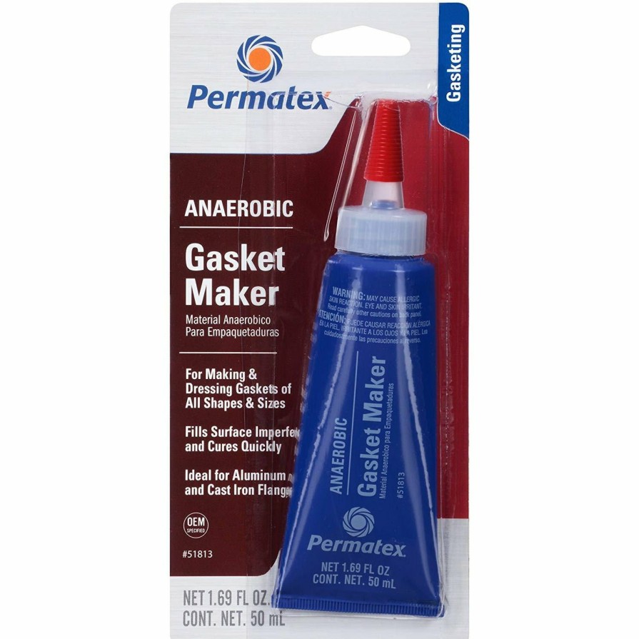 Adhesives & Sealants Permatex | Permatex Anaerobic Gasket Maker Tube 50Ml