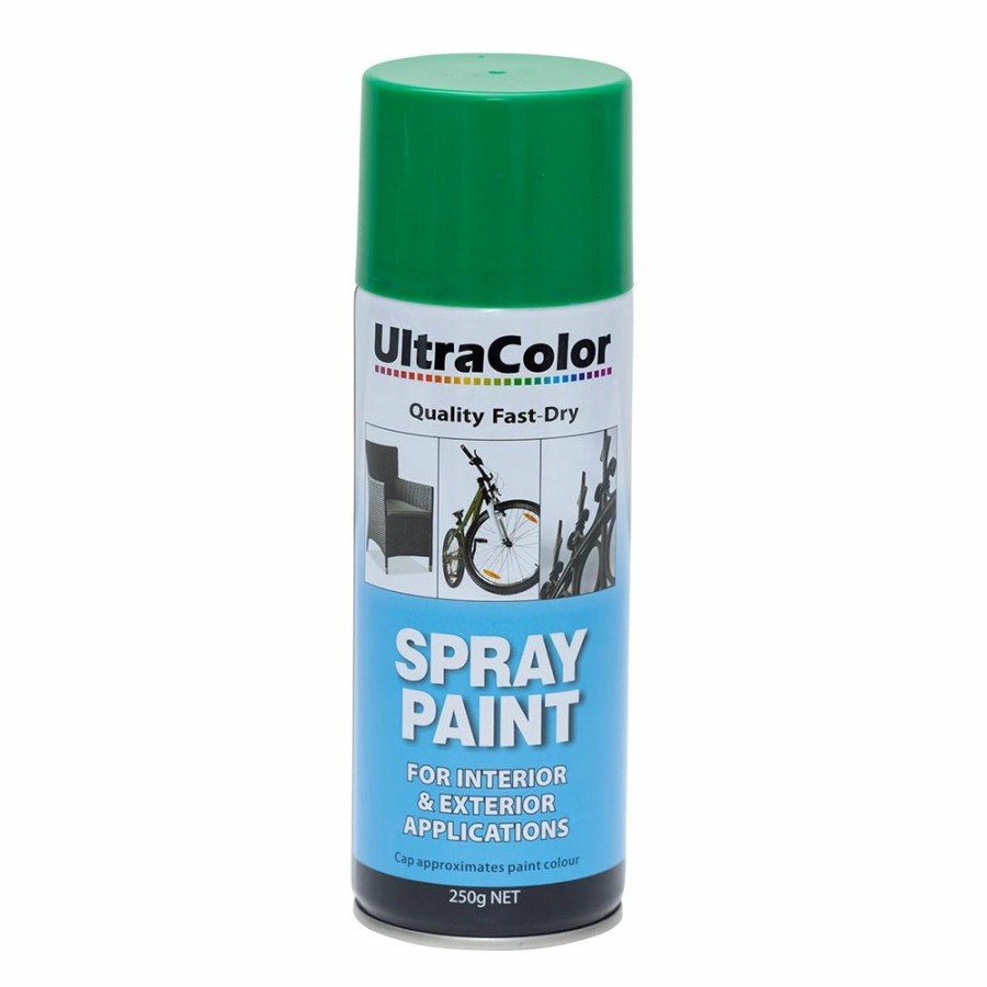 Paint UltraColor Topcoats | Ultracolor Spray Paint Fast Drying Interior Exterior 250G Emerald Green Cans