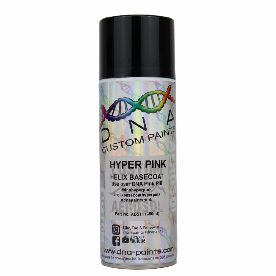 Paint DNA Paints Top Coats | Dna Paints Helix Basecoat Spray Paint 350Ml Aerosol Hyper Pink