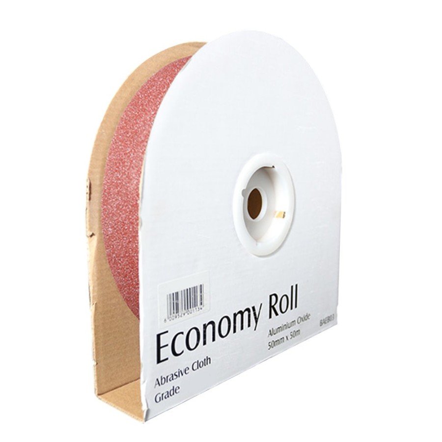 Cutting & Abrasives Revcut Rolls | Revcut Economy Cloth Emery Paper 120G 50Mm X 50M Roll