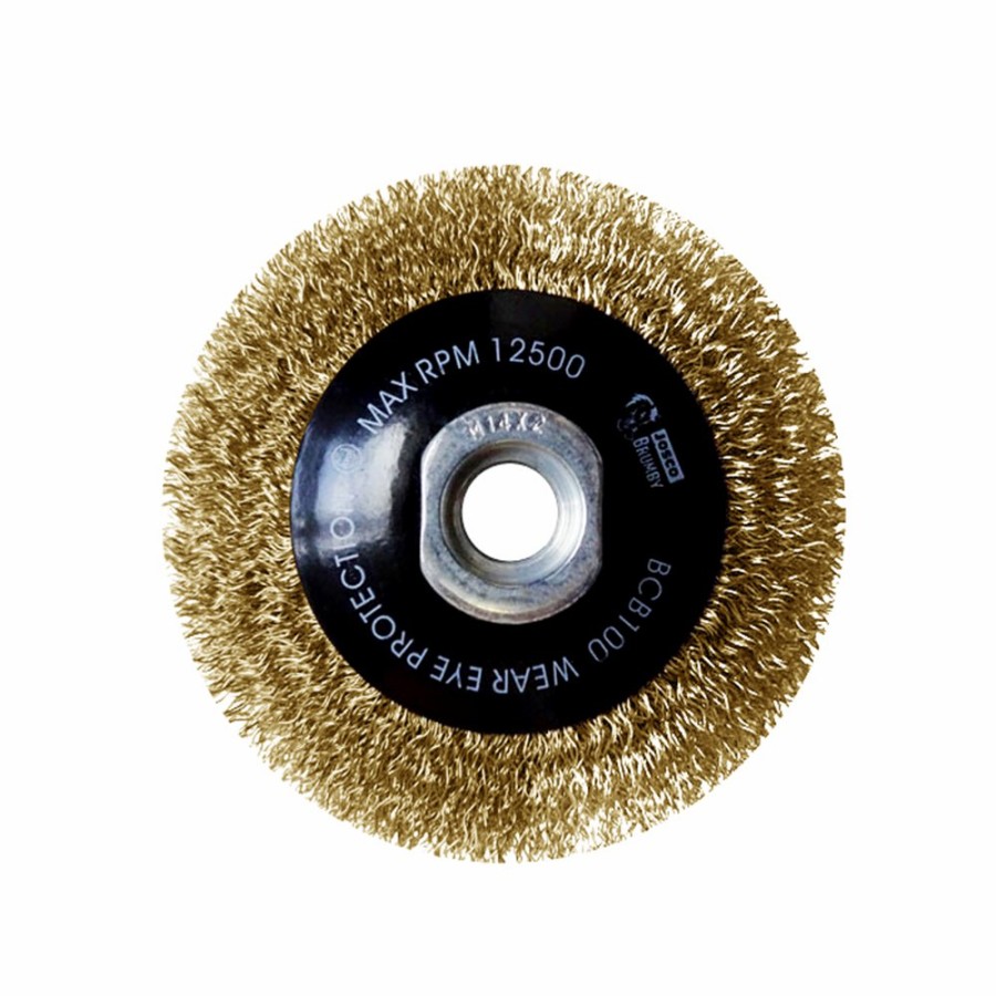 Cutting & Abrasives Josco | Josco Brumby 100Mm Crimped Multi-Thread Bevel Brush Twisted Wire