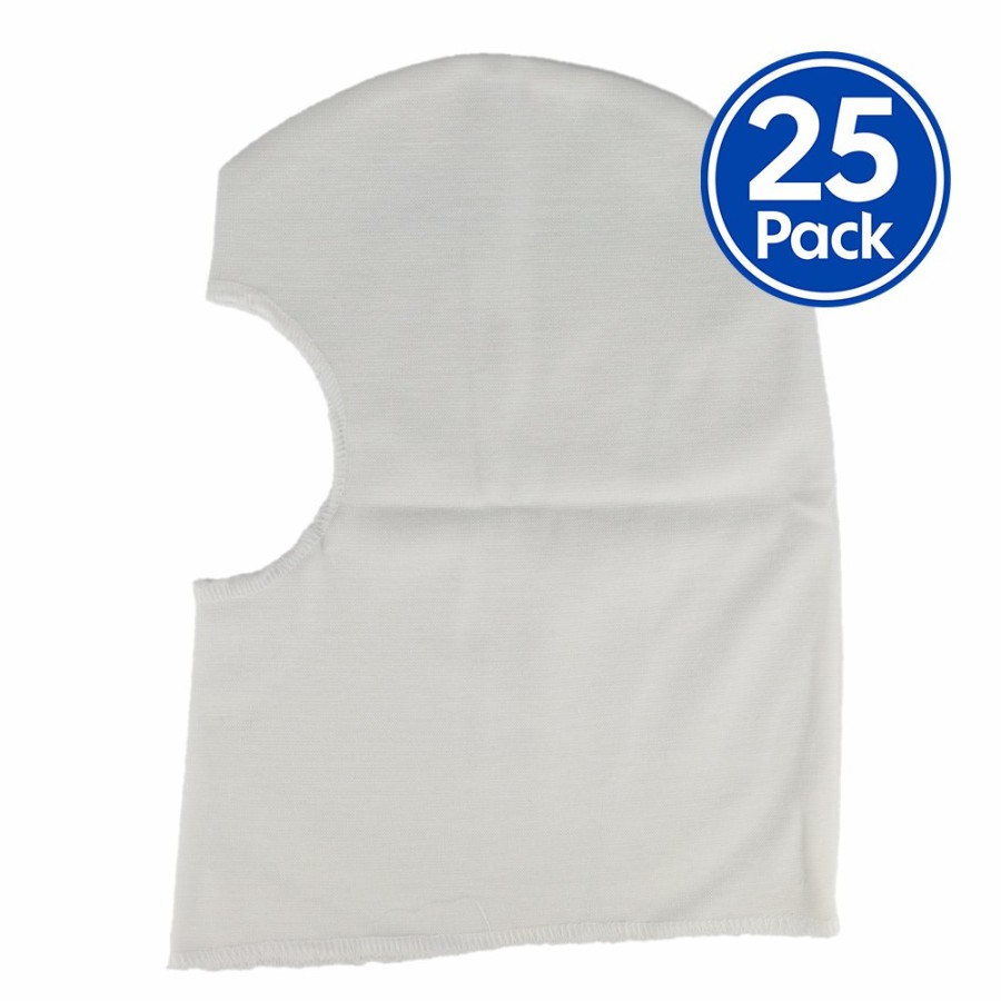 Safety Wholesale Paint Group Spray Hoods | Painters Spray Sock Hood X 25 Pack - Non Linting One Size Fits All Universal