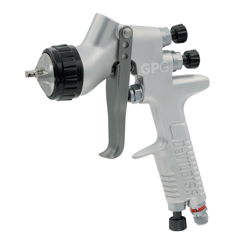 Spray Guns Devilbiss Gravity-Fed | Devilbiss Gpg High Efficiency Gravity Primer Spray Gun 600Ml Pot 1.8Mm (Pr10 Aircap)