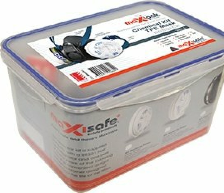 Safety Maxisafe Respirators | Maxisafe Maxipak Half Mask Face Respiratory Kit Large