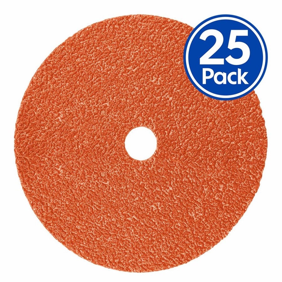 Cutting & Abrasives 3M Grinder Discs | 3M 987C Cubitron Ii Fibre Disc 36 Grit 180Mm X 22Mm X 25 Pack Sanding Abrasives