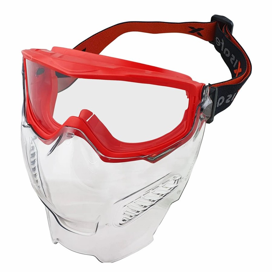 Safety Maxisafe Face Shields | Maxisafe 6X3 Safety Goggle Visor Combo Health Safety Face Eye Protection Shield