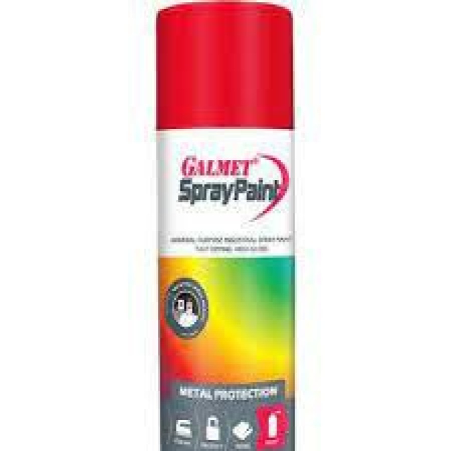 Paint Galmet Topcoats | Galmet Red 350G Spraypaint – Fast-Dry, High Gloss Enamel