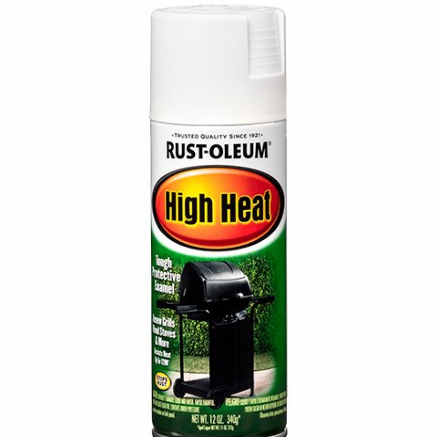 Paint Rust-Oleum Specialty | Rustoleum High Heat Satin White 340G 12Oz