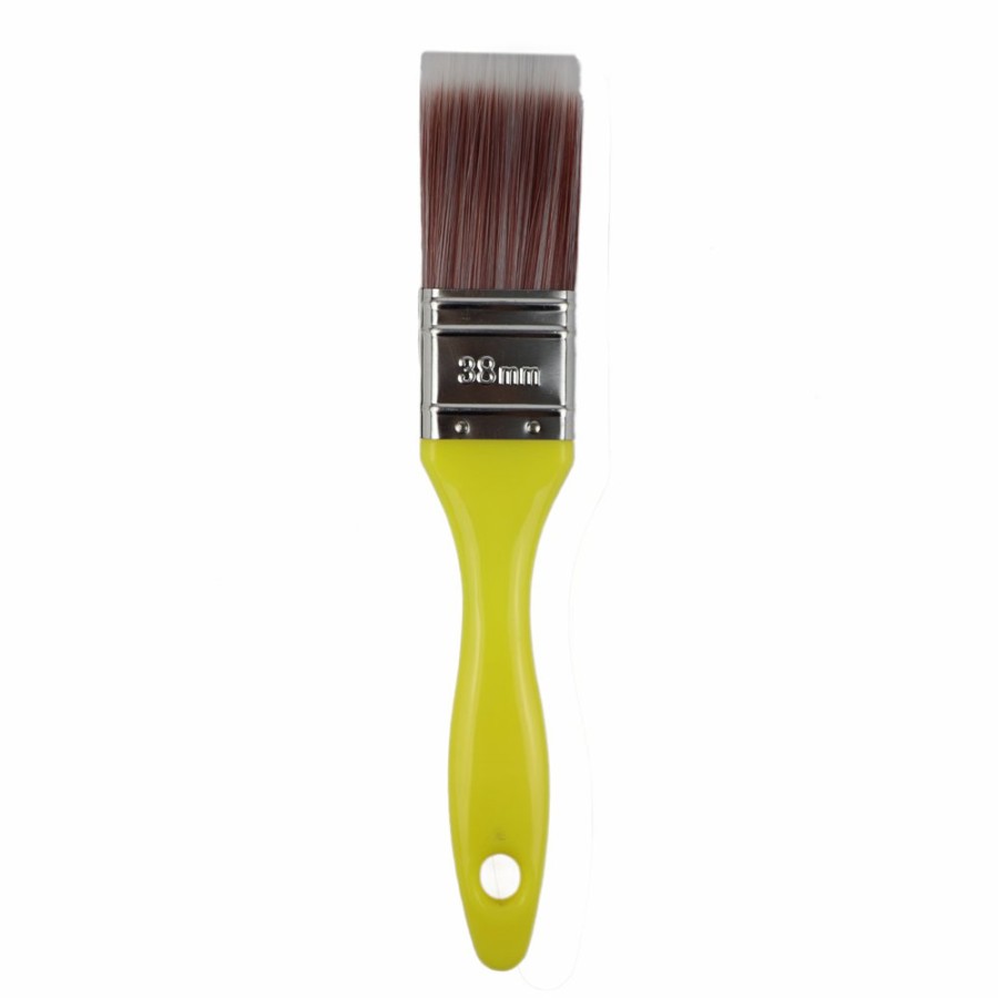 Painting Tools C u0026 A Brushware | C&A Yellow Brush 38Mm Pack Varnish Paint Interior