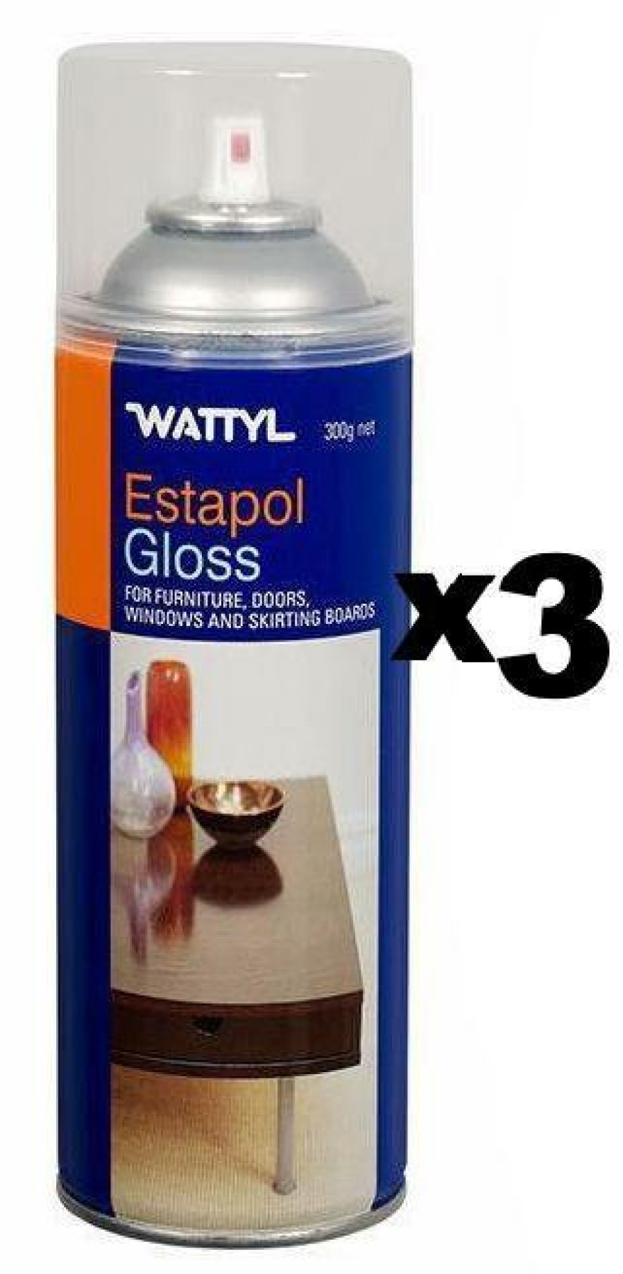 Paint Wattyl Timber | Wattyl Estapol Interior Timber Clear Varnish Aerosol 300G Gloss X 3 Furniture