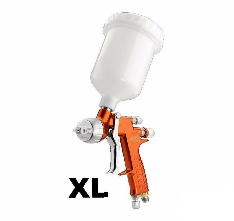 Spray Guns Sagola Gravity-Fed | Sagola 4600 Xtreme Spray Painting Gun Dvr Titania Cap Clear Base Coats 1.30Xl