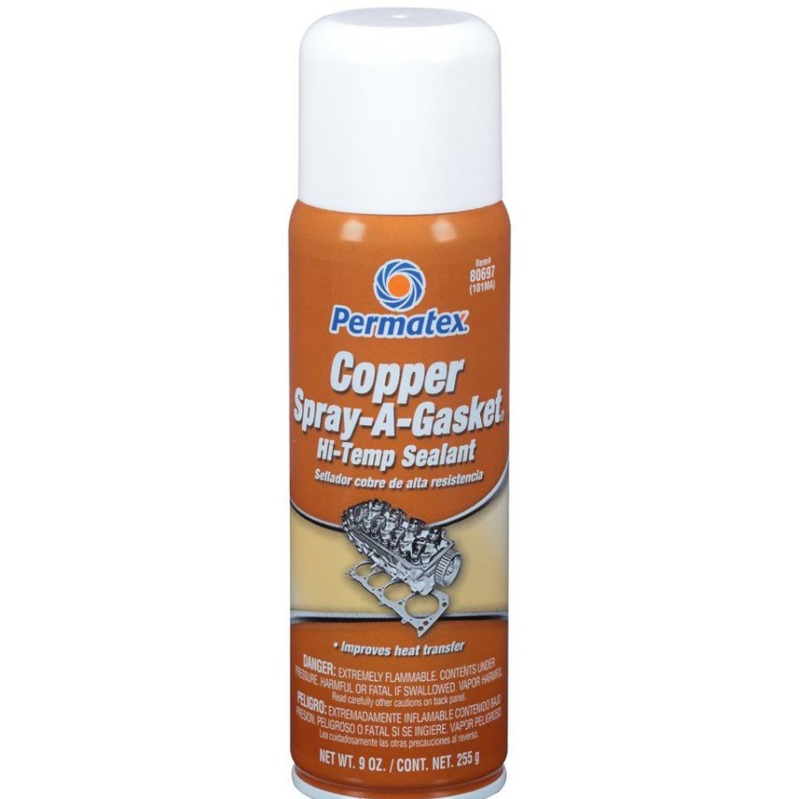 Adhesives & Sealants Permatex | Permatex Copper Spray A Gasket High Temp Sealant Aerosol 255G