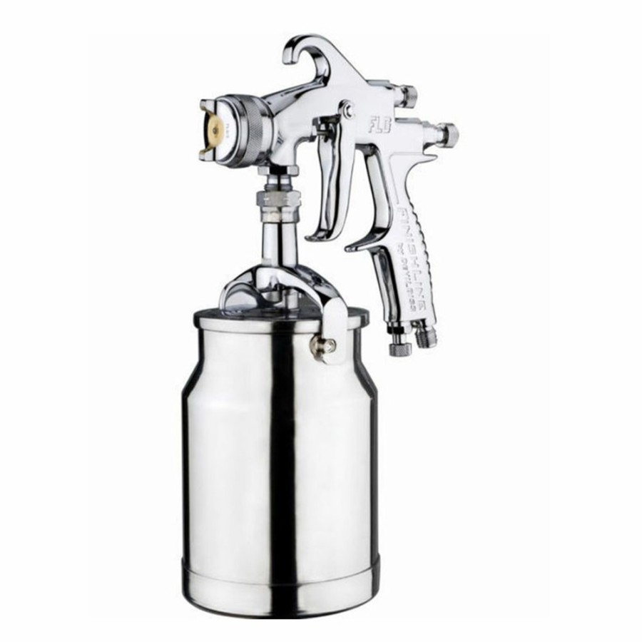 Spray Guns DeVilbiss Pressure Pot | Devilbiss Flg Suction Spray Gun & 1L Pot 1.8Mm 5 Aircap General Purpose