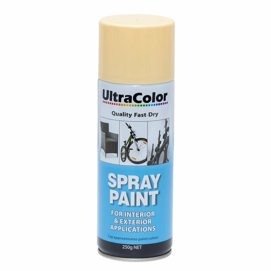 Paint UltraColor Topcoats | Ultracolor Spray Paint Fast Drying Interior Exterior 250G Heritage Cream Cans