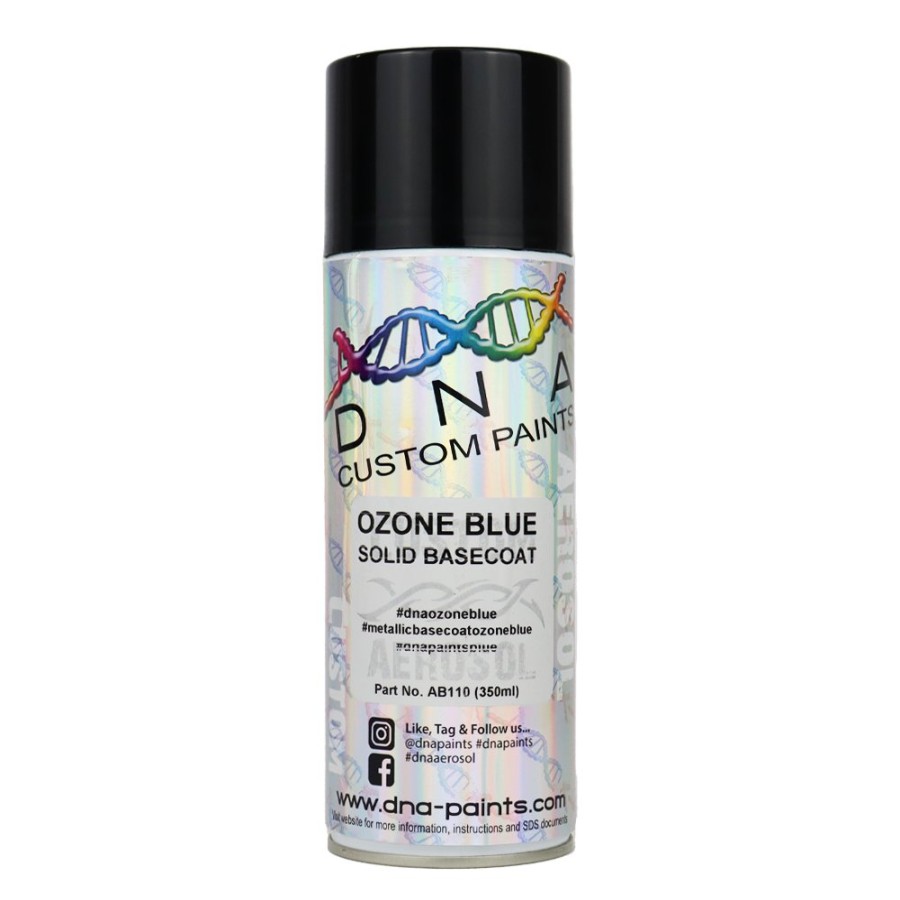 Paint DNA Paints Top Coats | Dna Paints Solid Basecoat Spray Paint 350Ml Aerosol Ozone Blue