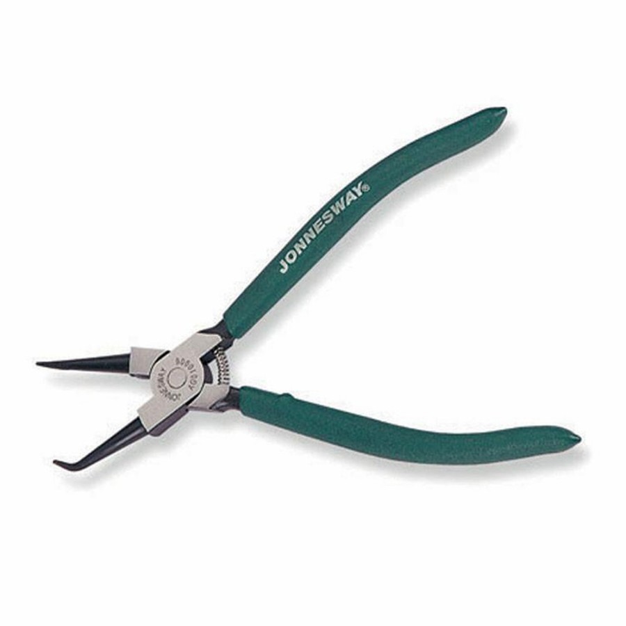 Cutting & Abrasives Jonnesway Tools | Jonnesway 7″ Bent Nose External Pliers 175Mm Long Set Grip Plier Tool