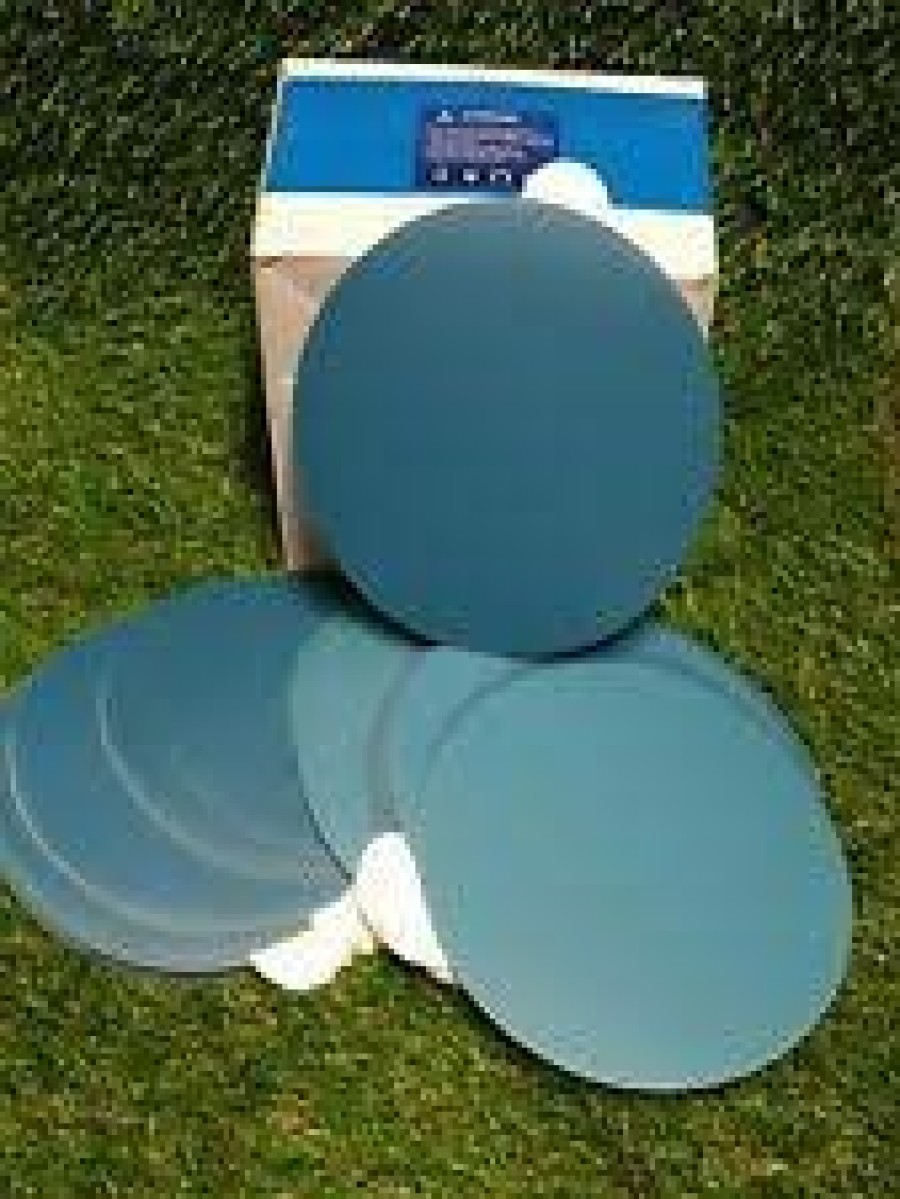 Cutting & Abrasives Revcut Discs | Revcut Blue Sanding Paper Grit P80 150Mm Stick On Film Discs Box100 Stikit