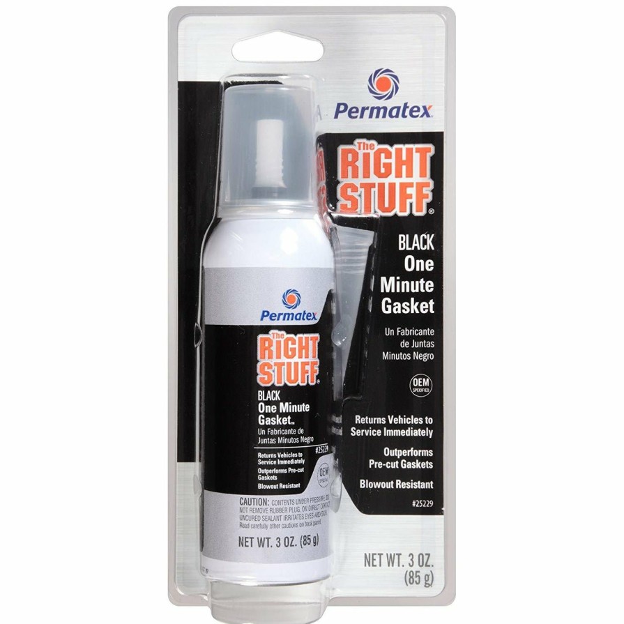 Adhesives & Sealants Permatex | Permatex The Right Stuff Gasket Maker Black Aerosol 85G