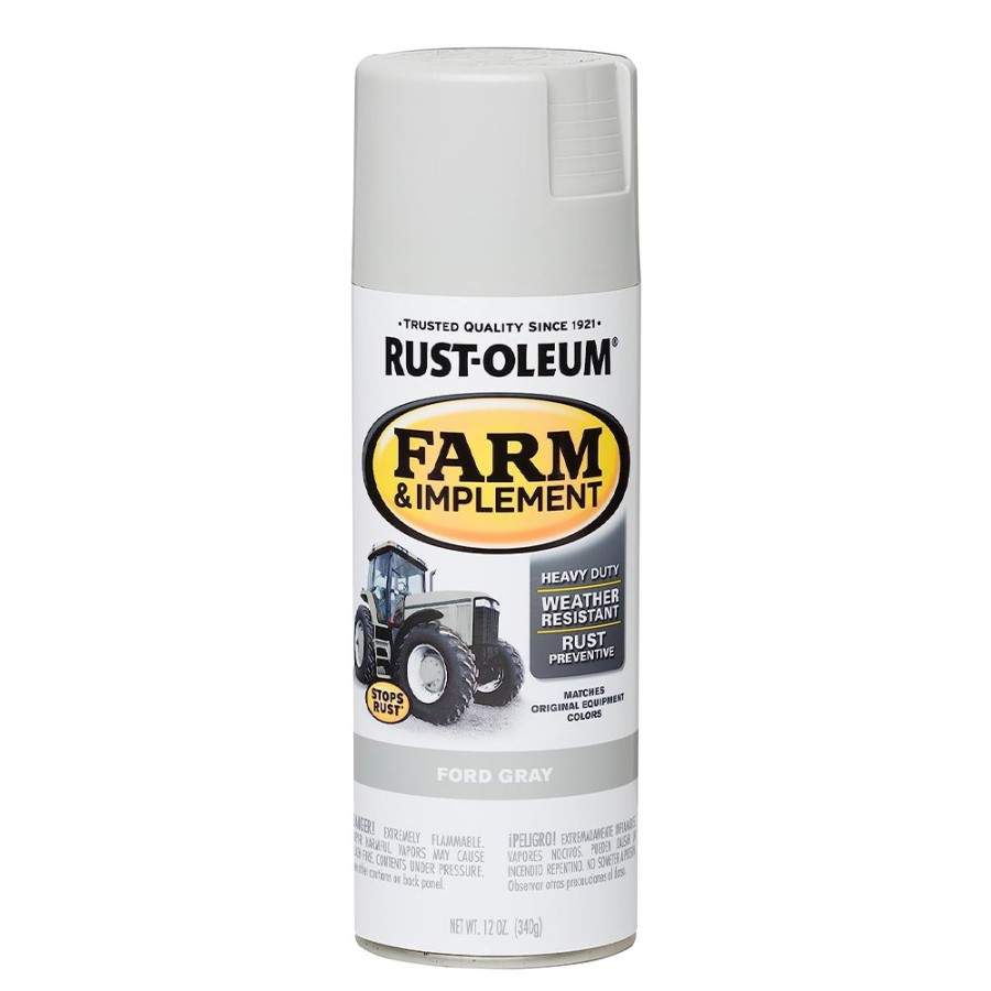 Paint Rust-Oleum Topcoats | Rust-Oleum Farm Equipment Spray Paint Ford Grey 340G