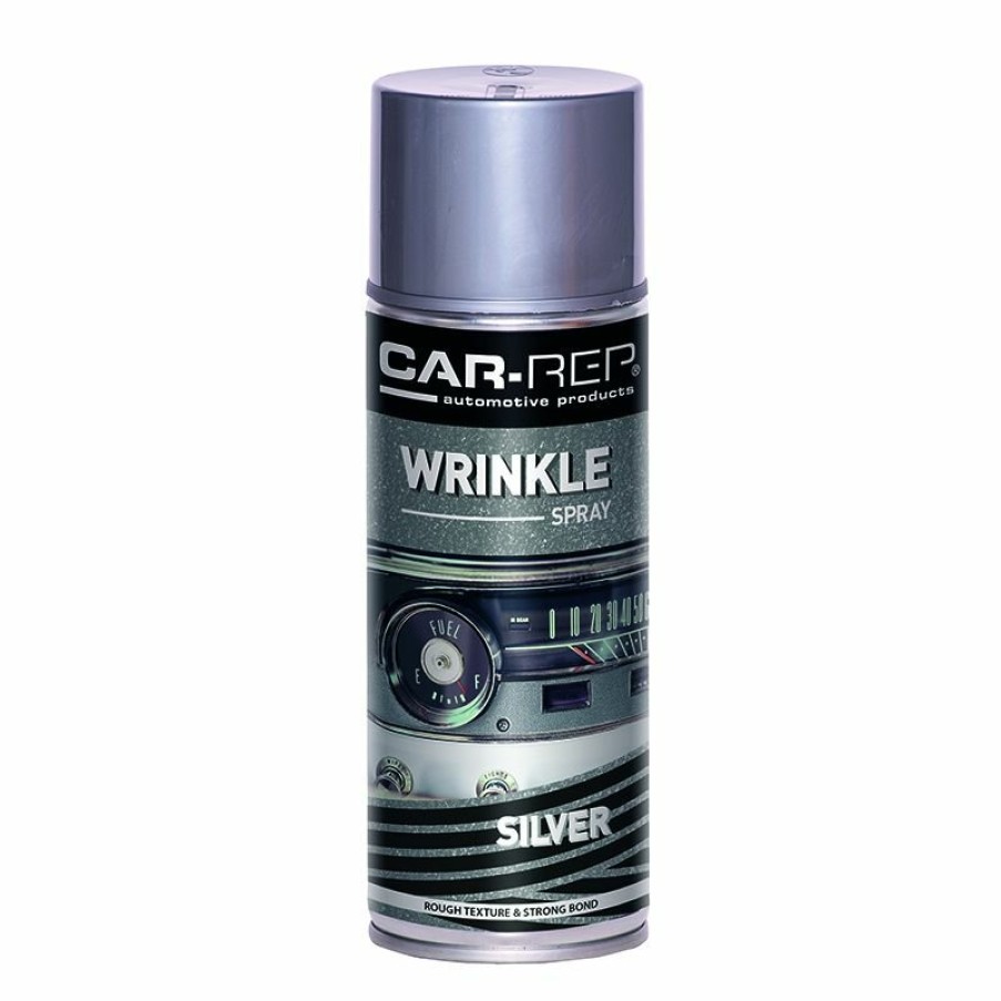 Paint Car-Rep Specialty | Car-Rep Wrinkle Effect Automotive Paint 400Ml Silver