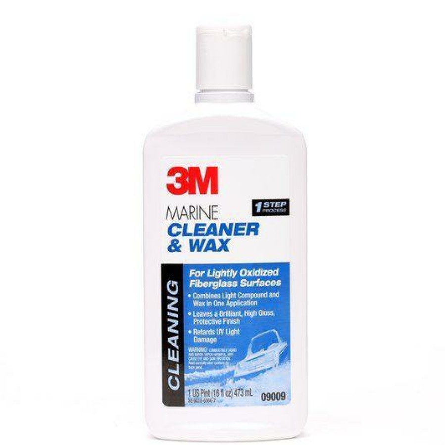 Boat Care 3M Polishes | 3M Fibreglass Cleaner And Wax Boat Marine Polish Cleaner 9009 Gel Coat 473Ml