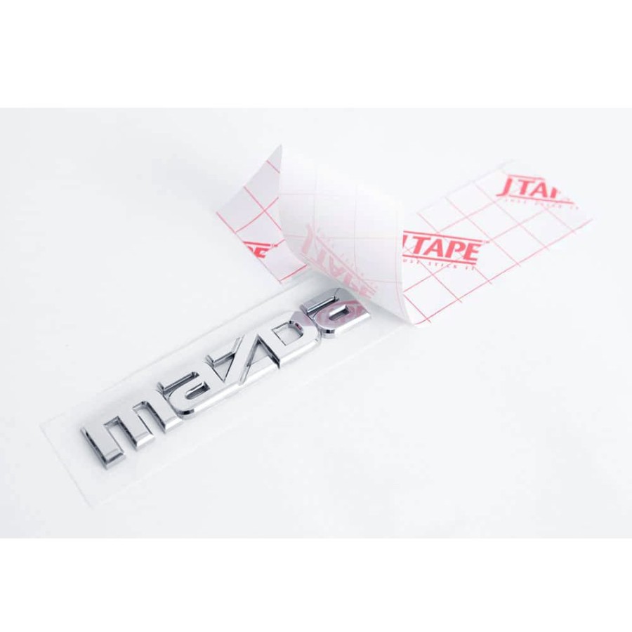 Prep & Repair JTAPE Other | J Tape Clear Logo Tape 50Mm X 300Mm Car Emblem Adhesive X 10 Sheets