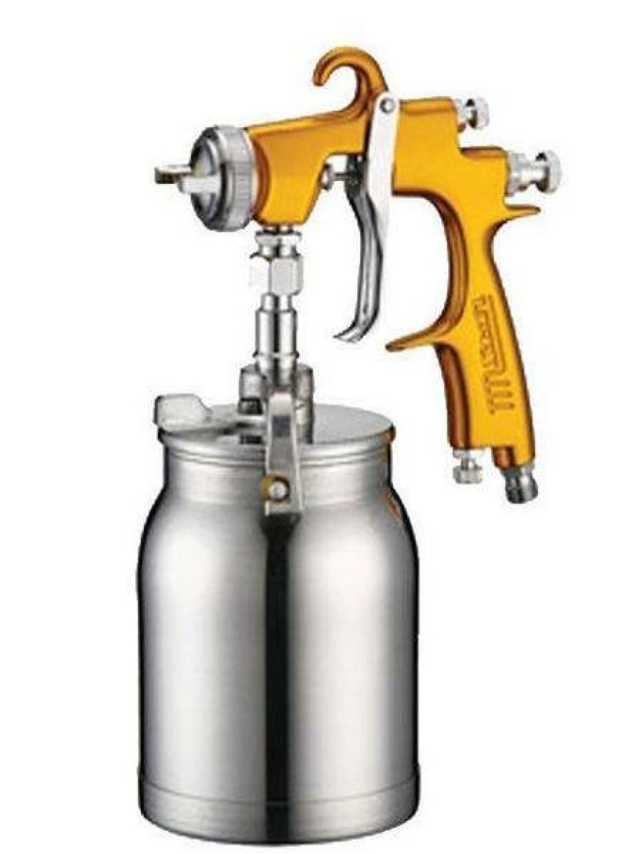 Spray Guns Star Suction | Star Evot Lvlp 2000 V3 Spray Paint Suction Gun 1.5Mm Gold Waterbourne 2K Stains