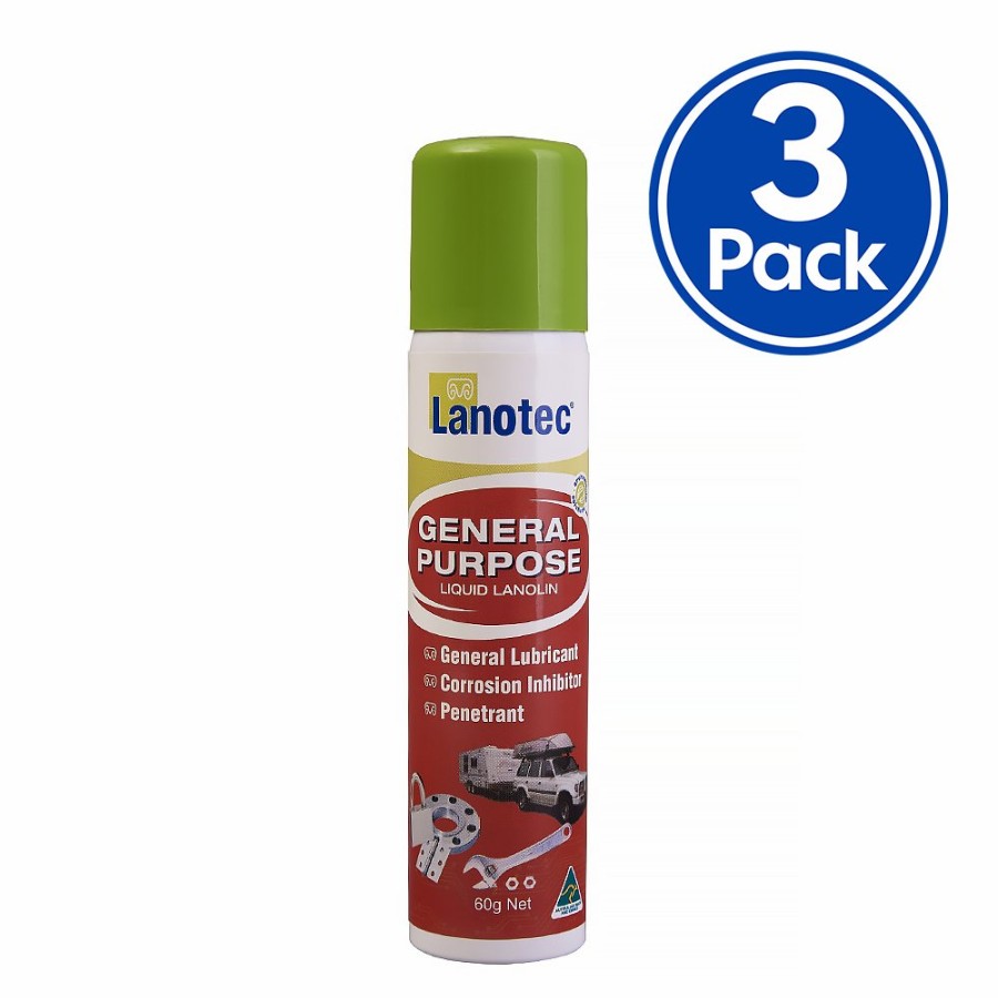 Paint Lanotec Lanolin | Lanotec General Purpose Liquid Lanolin 60G Spray Lubricant Corrosion Inhibitor X 3 Pack